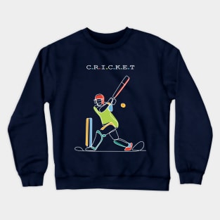 Cricket Sport Crewneck Sweatshirt